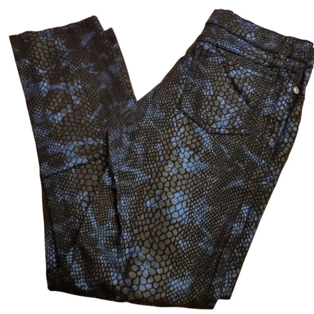 Snake print pants 7/8